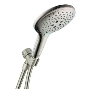 Raindance 3-Spray Patterns with 6 in. Wall Mount Handheld Shower Head in Brushed Nickel