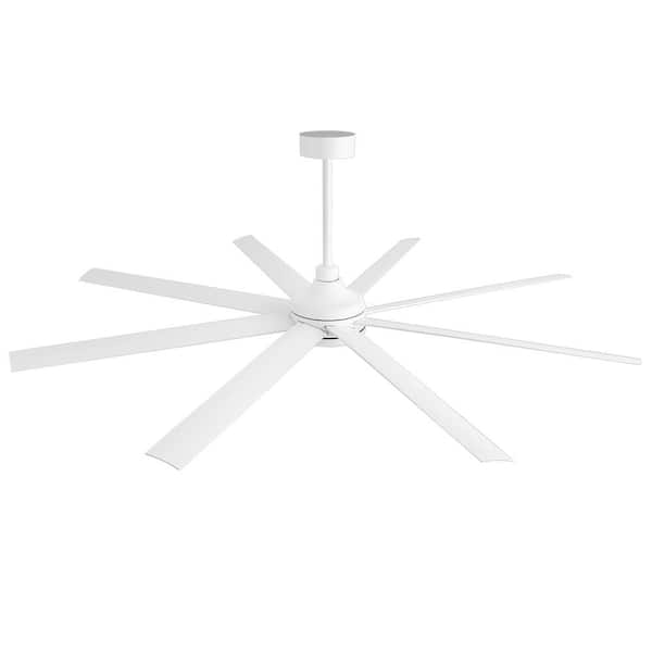 Breezary Melissa 72 in. 6 Fan Speeds Ceiling Fan in White with