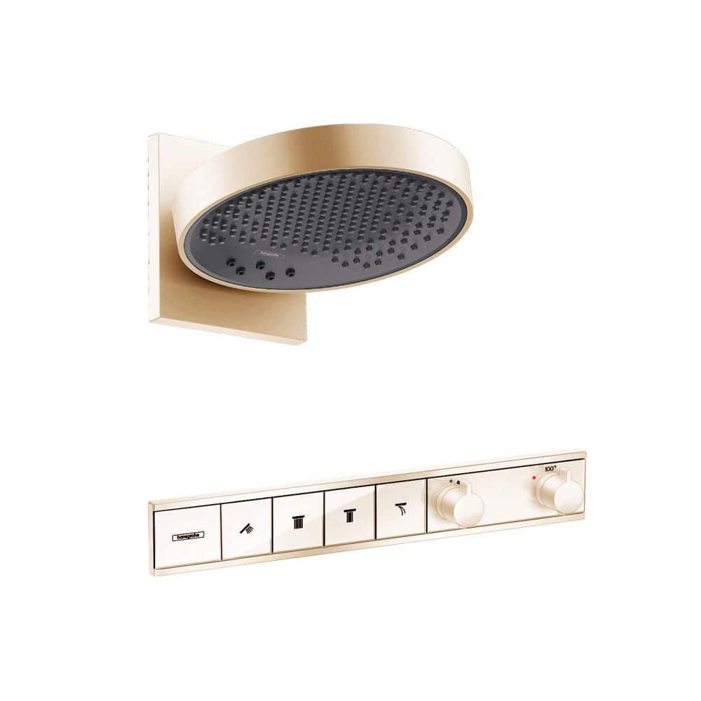 Rainfinity Patterns with GPM 0 in. Fixed Shower Head in Brushed Bronze price history on PriceWatchPro
