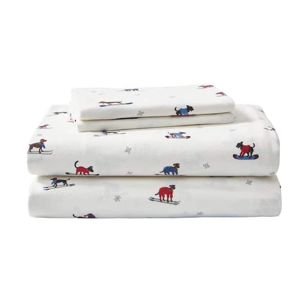 Eddie Bauer Printed Flannel Sheet Set