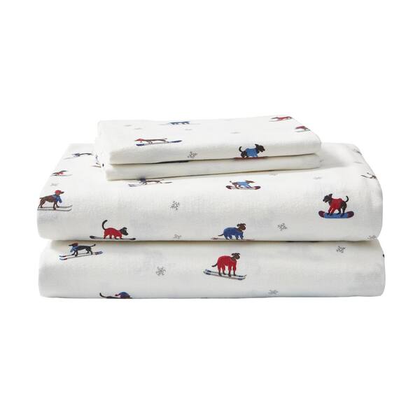 Eddie Bauer Printed Flannel Sheet Set