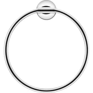 Starck T Wall Mounted Towel Ring in Chrome