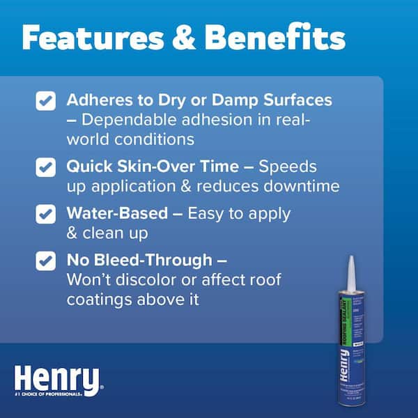 289 Elastomeric White Roofing Sealant Caulk 10.1 oz.