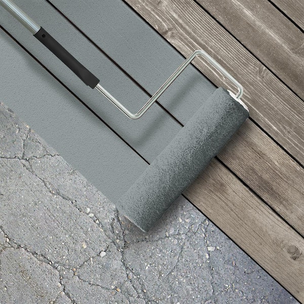 1 gal. #720F-4 Stone Fence Textured Low-Lustre Enamel Interior/Exterior Porch and Patio Anti-Slip Floor Paint