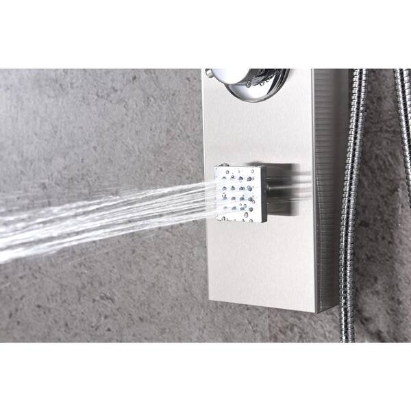 ANZZI Sans Series 40 in. Full Body Shower Panel System with Heavy 