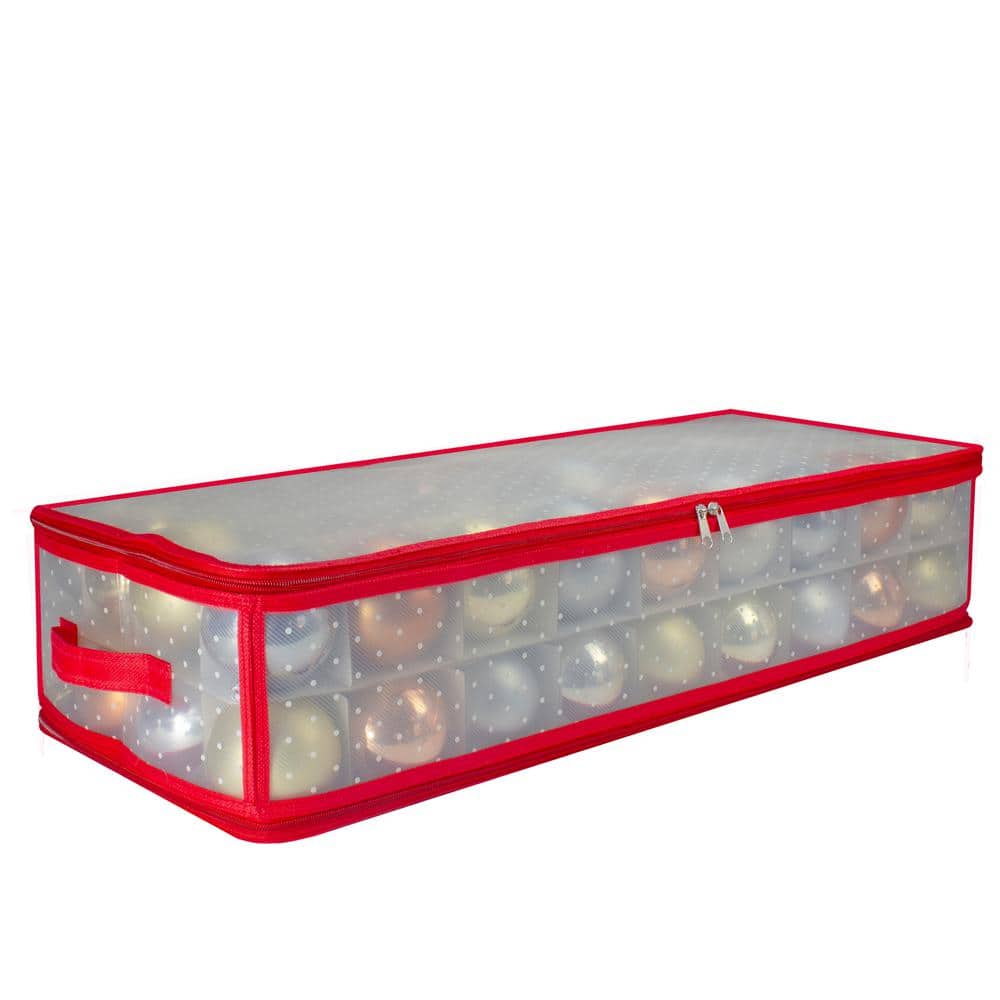 29 in. Transparent Zip Up Christmas Storage Box- Holds 80 Ornaments price history on PriceWatchPro