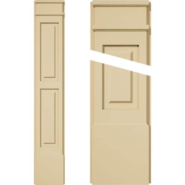Ekena Millwork 2 in. D x 10 in. W x 60 in. L Primed Polyurethane Pilaster 1- Pack