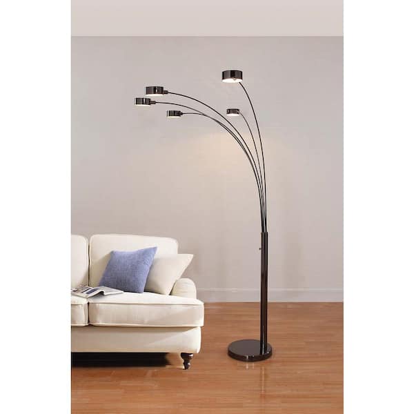 Artiva Micah Plus Modern Led 88 In 5, Micah Arched Floor Lamps