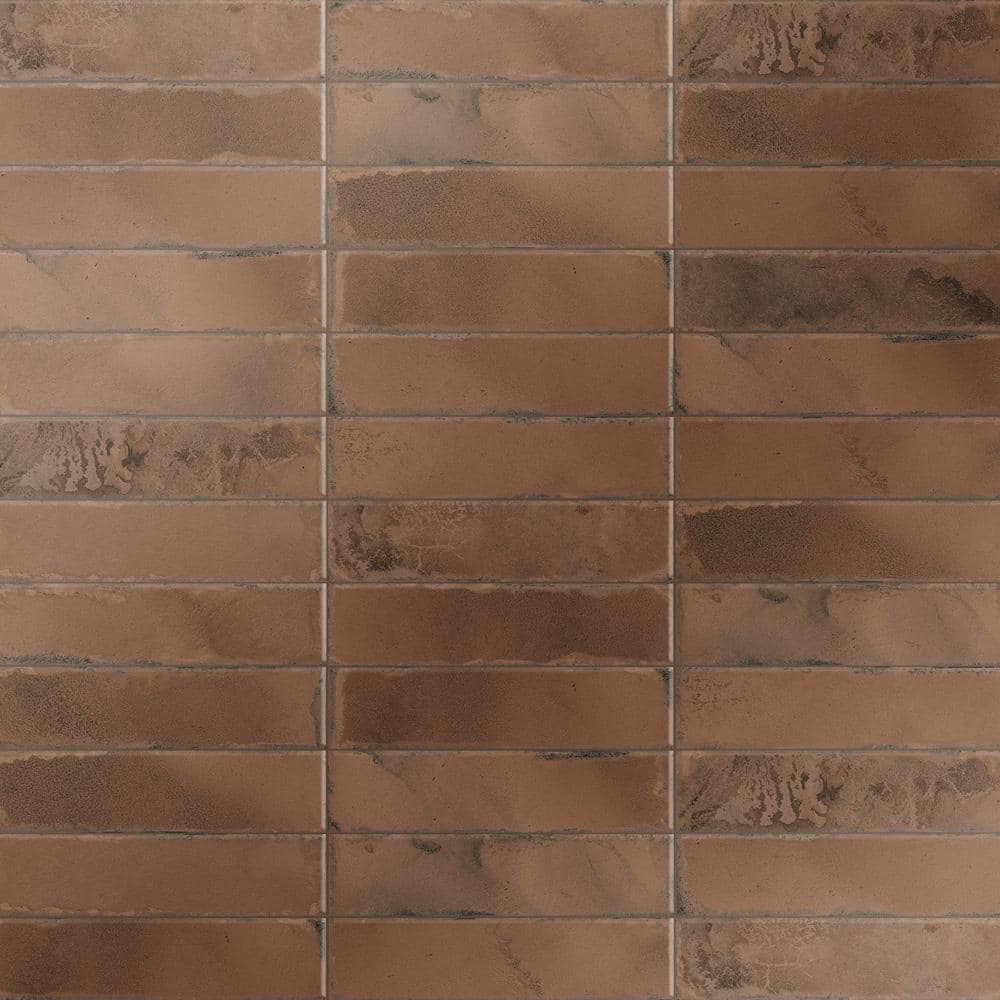 Luca Amber 3-1/8 in. x 12-3/8 in. Ceramic Wall Tile (7.0 sq. ft./Case) price history on PriceWatchPro