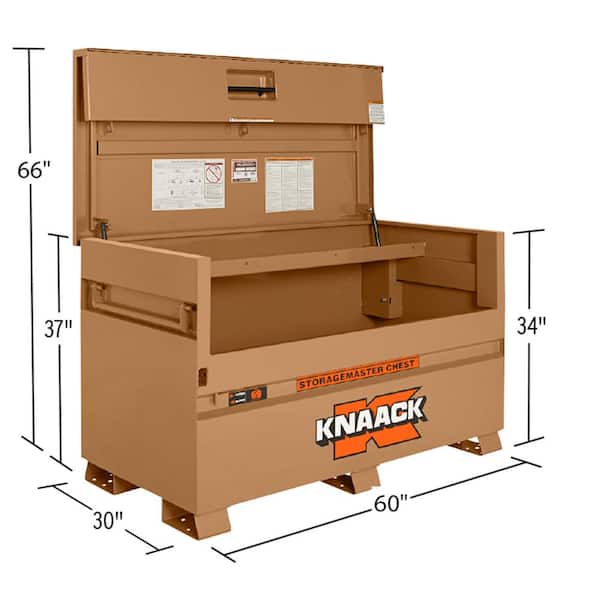 Knaack 60 in. W x 30 in. L x 34 in. H, Steel Jobsite Storage Piano