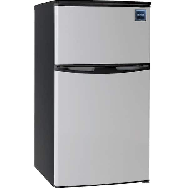 RCA 3.2 Cubic Foot Single Door Compact Mini Fridge with Freezer, Stainless  Steel, 1 Piece - Fred Meyer