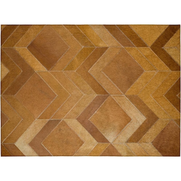 Laredo Brown 1 ft. 8 in. x 2 ft. 6 in. Indoor/Outdoor Washable Rug