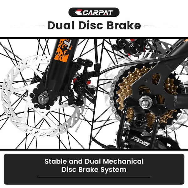 Dual mechanical disc discount brake