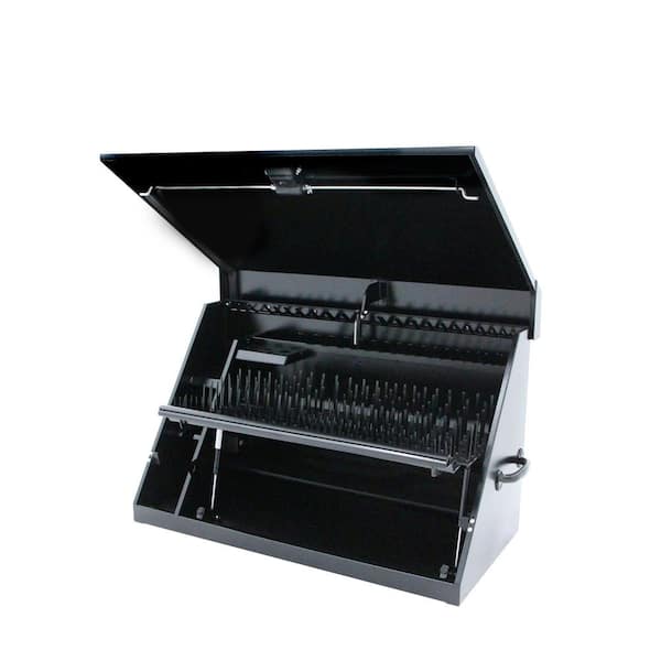 Montezuma 36 in. W x 17 in. D Portable Triangle White Powder Coat Top Tool Chest for Sockets, Wrenches and Screwdrivers