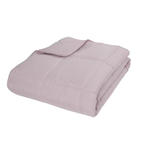 Sausalito Nights Bedding All Season Plum Gray Solid Twin Comforter