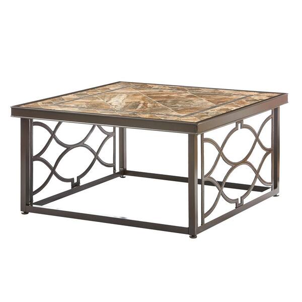 Home Decorators Collection Richmond Hill Heather Slate 38 in. Square Outdoor Coffee Table