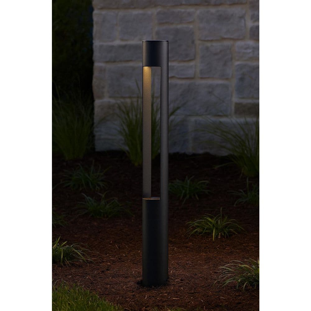 HINKLEY Atlantis Black Outdoor LED Low Voltage Bollard 15601SK