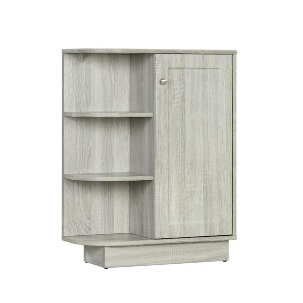 Donason Oak Cabinet with Adjustable Plates Ample Storage Space