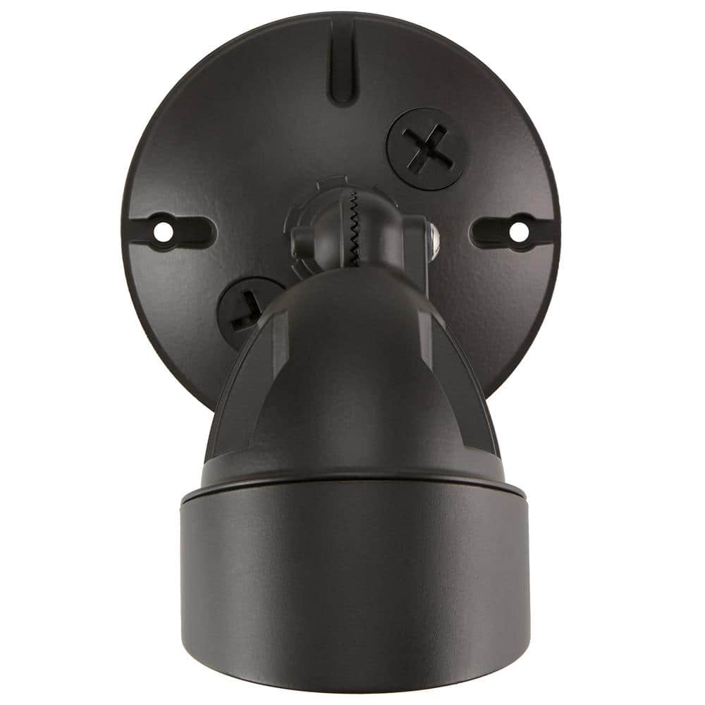 Brown Matte LED Outdoor Flood Security Lights with Adjustable Head, 800 Lumens, 2 Pack