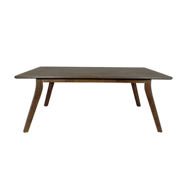 Bonnybrook 48 in. Walnut Large Rectangle Wood Coffee Table 66256 The