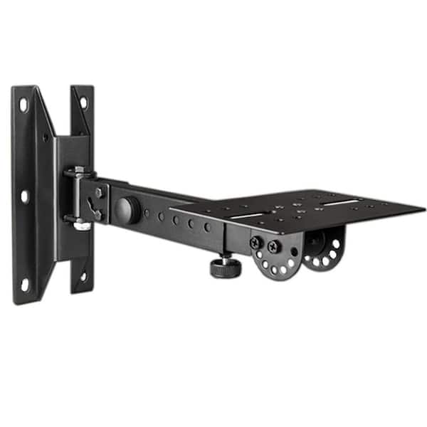 SPS-508 Adjustable Speaker Wall Mount Stand Rotatable Swivel Bracket 100 lbs Capacity Black 2 Pack