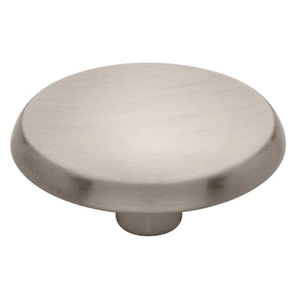 Liberty Concave 1-1/2 in. (38 mm) Satin Nickel Round Cabinet Knob
