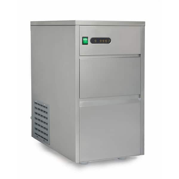 SPT 44 lb. Freestanding Automatic Ice Maker in Stainless Steel