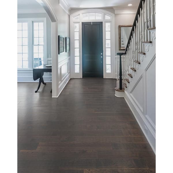 Artist Dream Smoke Signal Hckry 0.5 in. T x 7.5 in. W Hand Scraped Engineered Hardwood Flooring (27.41 sq. ft./case)