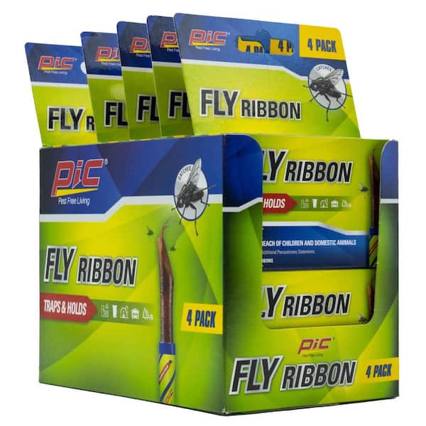 20 Packs Fly Tape, Fly Strips, Fly Paper Strips Roll Ribbon Sticky Fruit  Fly NEW