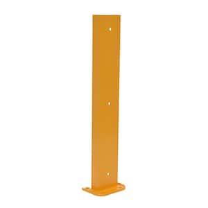 36 in. Narrow Yellow Steel Structural Rack Guard
