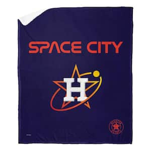 MLB City Connect Astros Silk Touch Sherpa Multicolor Throw