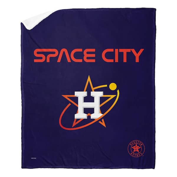 THE NORTHWEST GROUP MLB City Connect Astros Silk Touch Sherpa Multicolor Throw