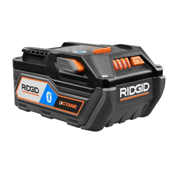 RIDGID - 18-Volt OCTANE Lithium-Ion Bluetooth 3.0 Ah and 6.0 Ah Battery Starter Kit with Charger