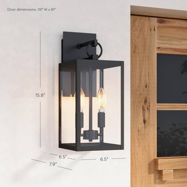 Elton 1-light Black Indoor/ Outdoor Hanging Lantern - Bed Bath & Beyond -  8892962