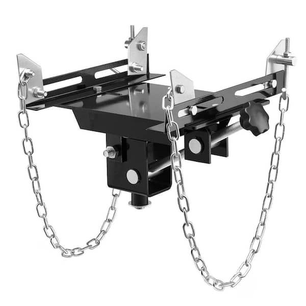 Transmission Jack Adapter, 1100 lbs. / 0.5 Ton Capacity Automotive Lift Attachment, Durable Steel Construction