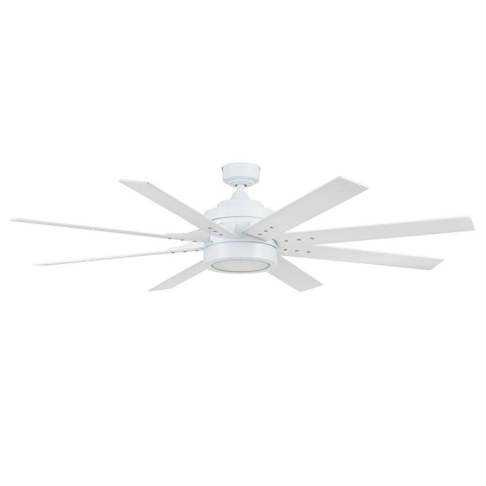 Xerxes 62 in. Indoor Bright White LED Dual Mount Standard Ceiling Fan with Remote Control and Dual Finish Blades price history on PriceWatchPro