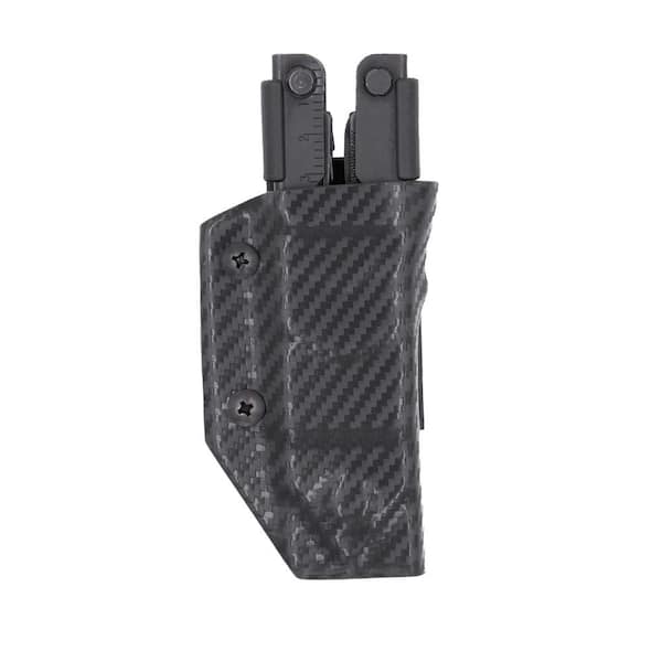 Clip & Carry Kydex Multi-Tool Sheath for GERBER MP600 - Multi-Tool Not Included Multi-Tool Sheath Holder Holster Carbon Fiber Black