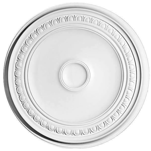 American Pro Decor European Collection 24-7/16 in. x 1-3/4 in. Egg and Dart Polyurethane Ceiling Medallion