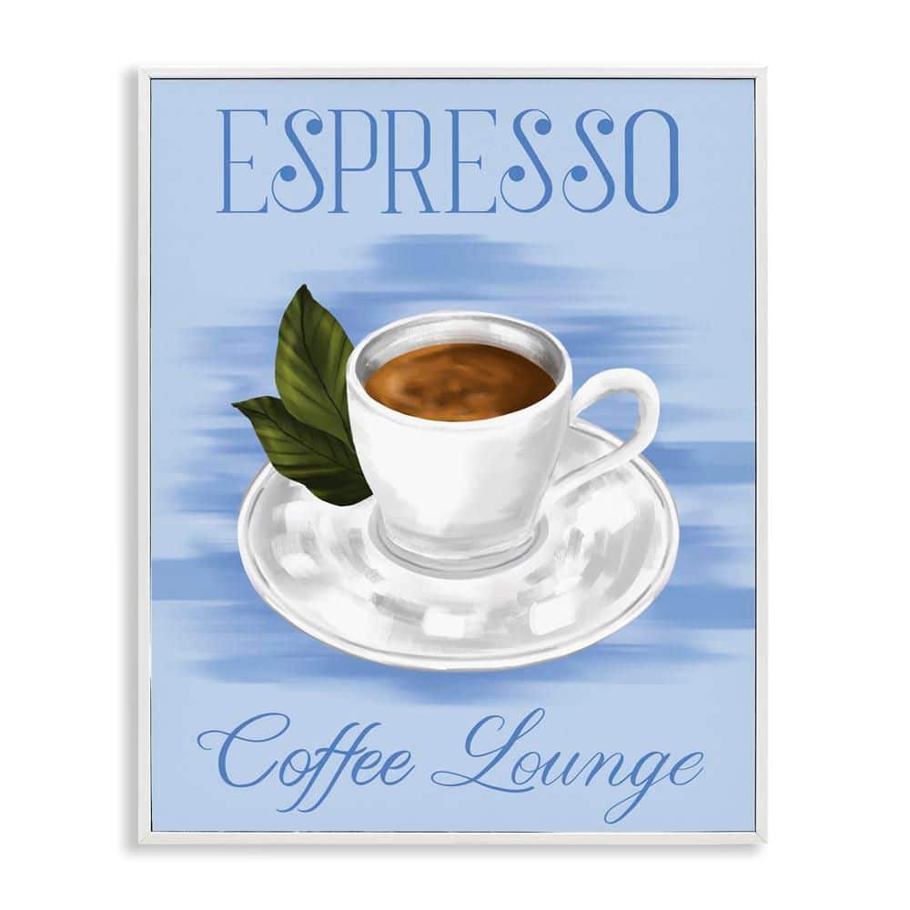 Espresso Coffee Lounge by Hey Bre Creative Studio White Framed Food Giclee Art Print 14 in. x 11 in. price history on PriceWatchPro