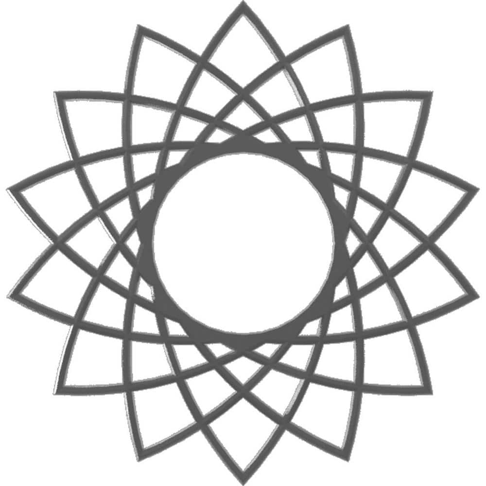3/4 in. x 24 in. x 24 in. Eleanor Architectural Grade PVC Pierced Ceiling Medallion price history on PriceWatchPro
