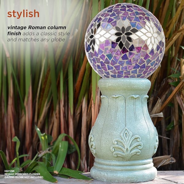 Make The Best of Things: DIY Garden Art SUPER EASY Glass Garden Balls from Lamp Globes