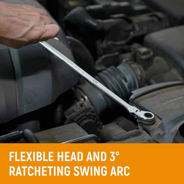 GEARWRENCH 120XP Universal Spline Metric XL Flex-Head Gearbox