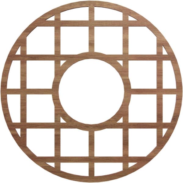 Ekena Millwork 0.25 in. x 5.75 in. x 16 in. Wood Medallion Moulding