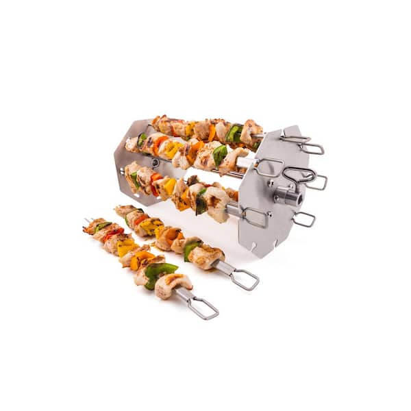 Broil King Stainless Steel Rotisserie Skewer Rack 64838 - The Home