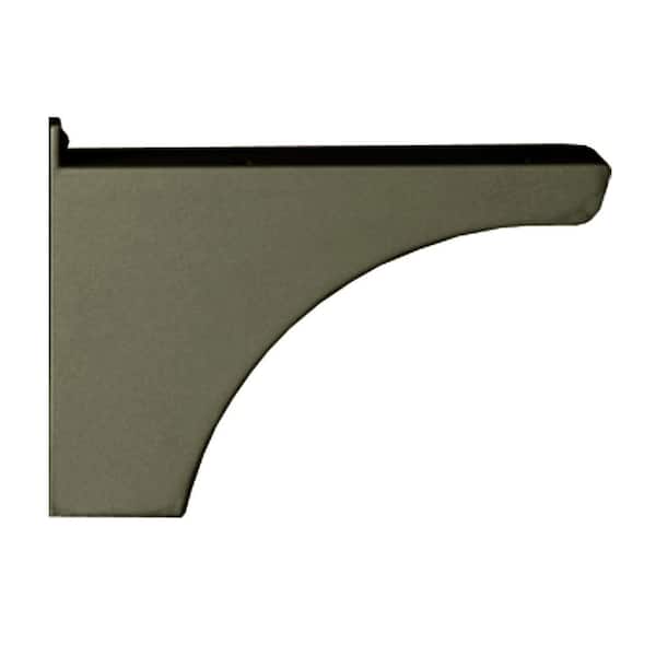 Architectural Mailboxes Decorative Aluminum Post Side Support Bracket in Bronze