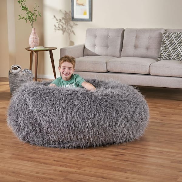 5ft Giant Bean Bag Cover(Cover Only,No Filler) Ultra Soft Bean Bag Bed Adults,Sit and Lie,Storage Bean Bag Cover,Long-Lived Big Size Bean Bag