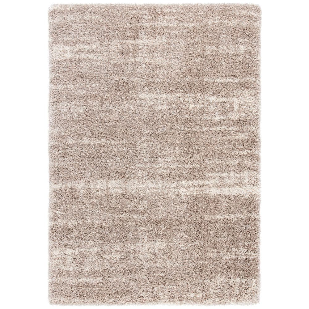 Hudson Shag 4 ft. x 6 ft. Ivory/Beige Marble Area Rug price history on PriceWatchPro