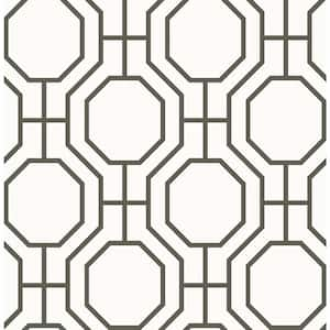 Circuit Black Modern Ironwork Black Wallpaper Sample