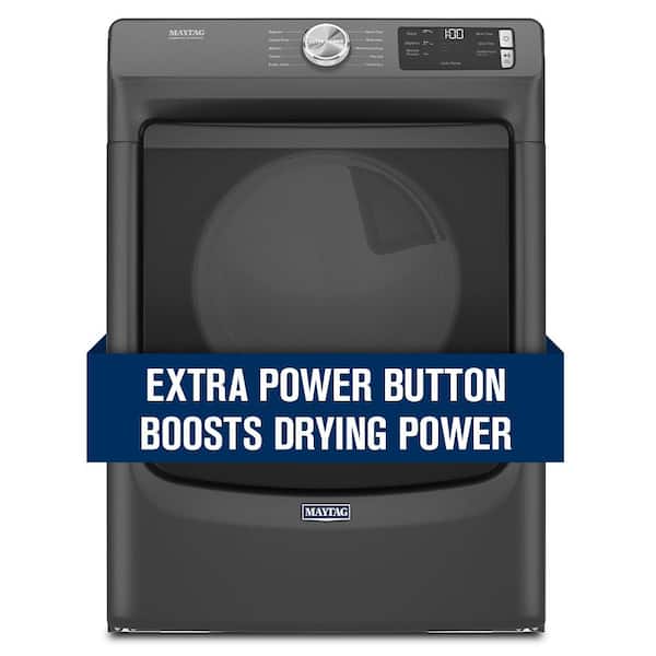 Maytag 7.3 cu. ft. Vented Electric Dryer in Volcano Black