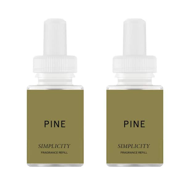 Pine by Simplicity - Fragrance Refill Smart Vial Dual Pack for Smart Fragrance Diffusers